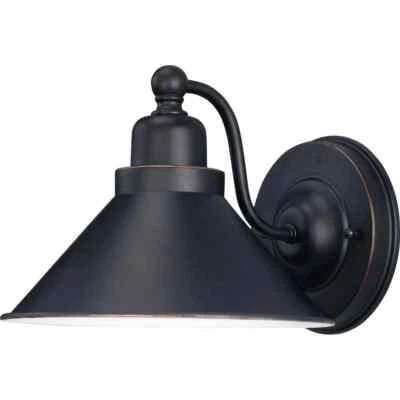 SATCO Bridgeview 7.25 in. 1-Light Mission Dust Bronze Wall Sconce - Image 1 of 4