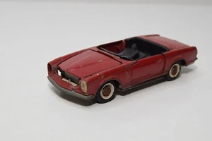 B67 1:43 TEKNO DENMARK 928 MERCEDES-BENZ 230 SL 230SL RED FAIR COND. - Foto 1 di 9