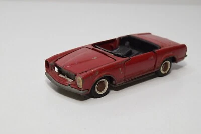 B67 1:43 TEKNO DENMARK 928 MERCEDES-BENZ 230 SL 230SL ROSSO BUONE CONDIZIONI. - Immagine 1 di 4