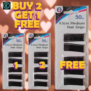 Manopole per capelli medie - accessori per capelli eleganti "pille per capelli - spille Bobby - 50 x GRATIS - Foto 1 di 7