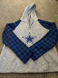 Franela a cuadros para mujer Dallas Cowboys talla M - Imagen 1 de 4