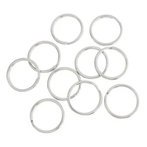Stainless Steel Split Rings 20mm x 1.6mm - Open 14 Gauge - 10 Rings - Z689 - Picture 1 of 1