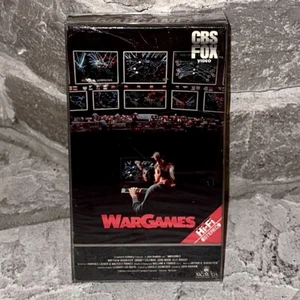 1984 WarGames VHS Factory Sealed Fox Video Watermarks Red Label War Games - Picture 1 of 8