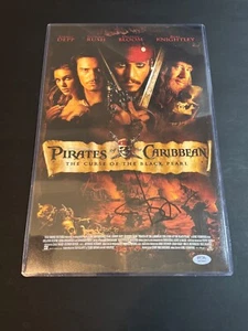 JOHNNY DEPP - PELÍCULA FIRMADA POR PIRATAS DEL CARIBE PLANA 11X17 - CERTIFICADO PSA - Imagen 1 de 2