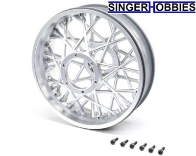 LOSI LOS46003 Promoto-MX Dirtbike Rear Wheel (Satin Chrome) HH - Image 1 of 2