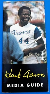 1974 Hank Aaron Baseball Media Guide - EX - Picture 1 of 2