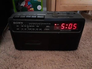 Sony Dream Machine ICF-C620 FM/AM Clock Radio  Cassette Player  Vintage - Picture 1 of 6