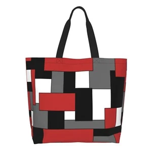 Large Tote Bag for Women Foldable Reusable Shopping Bag Travel Activity Use - Picture 1 of 7