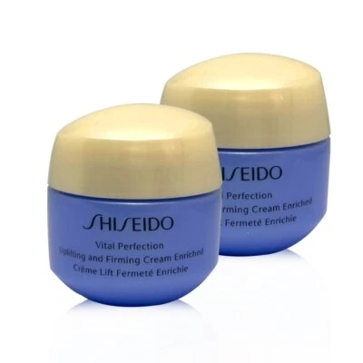 30%OFF SHISEIDO Vital Perfection Uplifting Firming Cream Enriched ◆15mLX2◆ FRESH - Image 1 of 4