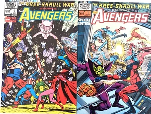 THE KREE SKRULL WAR STARRING THE AVENGERS. NUMBER'S 1-2. (FULL SET 2 ISSUE LOT) - Picture 1 of 13