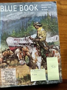 Blue Book Magazine Mar 1949 VG Condition RARE LR Gustavson Et Al Vintage - Picture 1 of 7