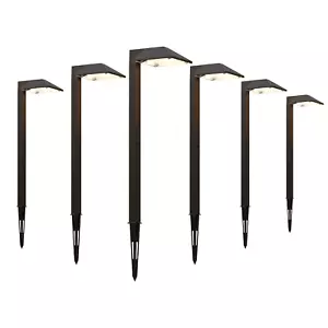 Outdoor Landscape Lighting Low Voltage LED Pathway Light 6 Pack 22 Lumen - Picture 1 of 7