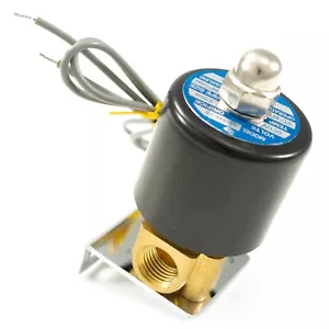 HornBlasters Brass 1/4" NPT Electric Air Valve & Mounting Bracket - Motorcycles - Bild 1 von 6
