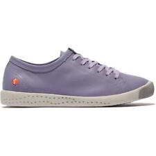 Softinos by Fly London Isla Womens Purple Soft Leather Trainers Shoes Size 4-8