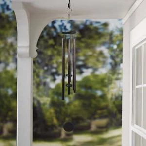 Mainstays 50.4"H Bronze Pine Metal Outdoor Wind Chime - Picture 1 of 8