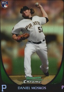 2011 (PIRATES) Bowman Chrome Draft Refractors #64 Daniel Moskos