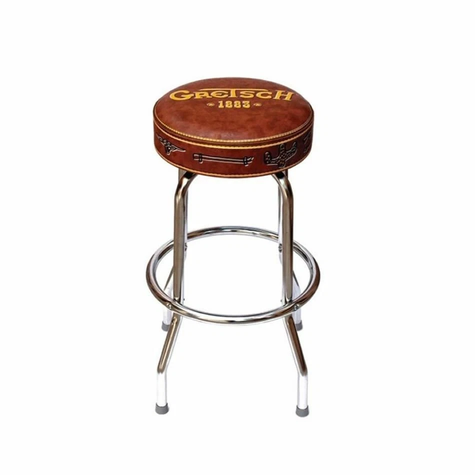 912-4756-010 Gretsch Guitar or Bass Since 1883 Barstool Swivel Tall Barstool 30  - Image 1 of 1