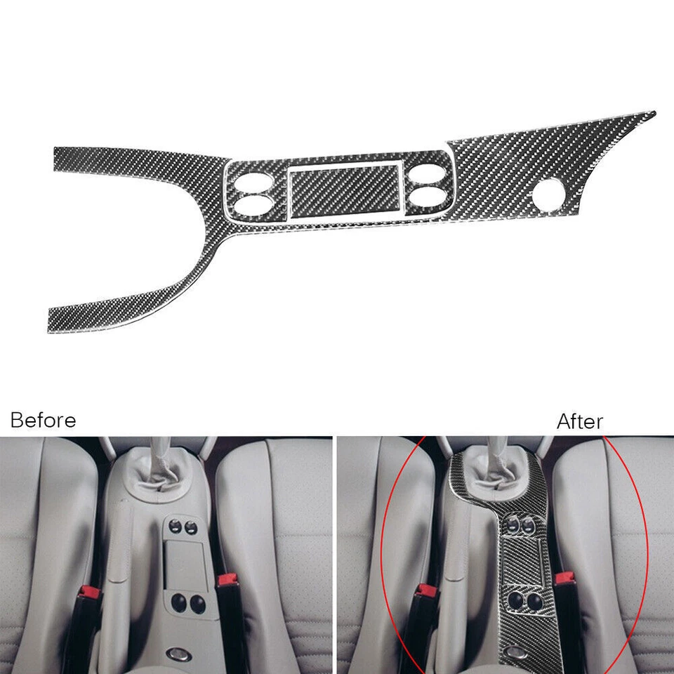 3 X для Porsche Boxster 911 Carrera 996 98-04 чехол панели переключения передач из углеродного волокна - Изображение 1 из 4