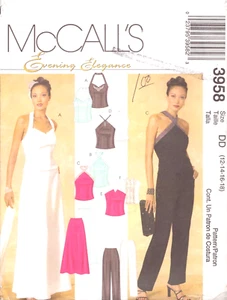 McCall's 3958-Misses Petite gefütterte Tops, Hosen und Rock: eng anliegendes Oberteil 12-18 - Bild 1 von 4
