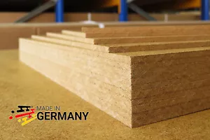 10x MDF Platte 2,5 mm stark Holz Zuschnitt Faserplatte viele Größen braun roh - Bild 1 von 1