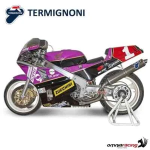 Termignoni escape completo redondo carreras en carbono Honda VFR750R RC30 1988-1993 - Imagen 1 de 1