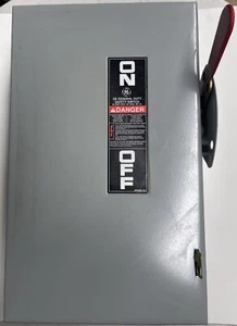 NEU GE General Electric TG4322 60 AMP 3-polig 240V Sicherung Nema 1 Sicherheitsschalter - Bild 1 von 5