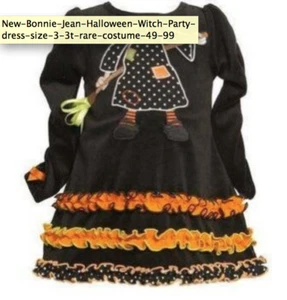 Rare Editions Girls halloween outfit DRESS witch SIZE 2 2t 3 3t 4 4t you choose - Picture 1 of 1