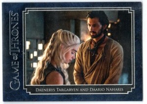 GAME OF THRONES THE COMPLETE SERIES PAIRS INSERT R10 DAENERYS TARGARYEN DAARIO