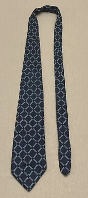Corbata para hombre GIVENCHY Gentlemen Paris - 100 % seda - azul marino - vintage - Foto 1 de 4