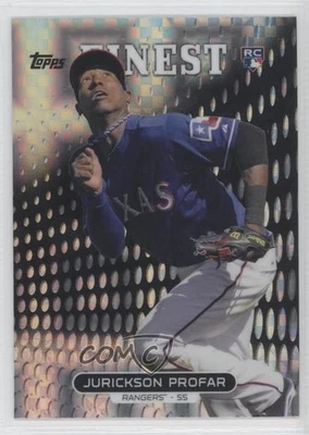 2013 Topps Finest X-Fractor Jurickson Profar #62 Rookie RC - Image 1 of 2
