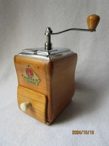 Dienes 558 Mokka D.B.G.M. Holz-Kaffeemühle mechanisch einstellbar Stahlmahlwerk - Picture 1 of 14