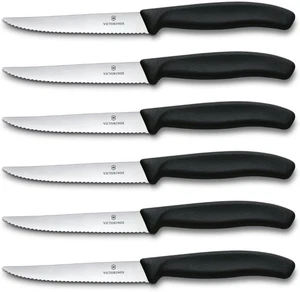 Set Di Coltelli Bistecca E Pizza Professionali Swiss Classic, 6 Pezzi, Coltelli - Foto 1 di 12