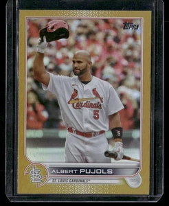 ALBERT PUJOLS #US300 - 2022 TOPPS UPDATE GOLD FOIL Cardinals - Picture 1 of 2