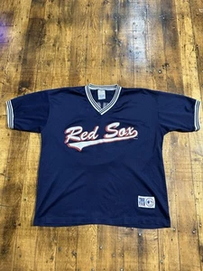 Vintage Boston Red Sox Mo Vaughn Trikot Gr. XL True Fan 1998 #42 MLB - Bild 1 von 21