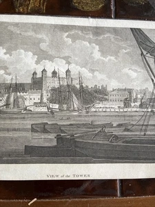 Antica incisione originale Torre di Londra Udienza Filippo 1797 - Foto 1 di 6