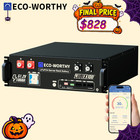 ECO-WORTHY 5120Wh 48V 100AH LiFePO4 Lithium Battery UL9540 & UL1973 & CEC Listed
