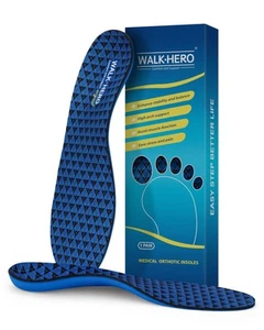 Plantillas Walkhero para fascitis plantar - Insertos de soporte para arco alto comodidad diaria... - Imagen 1 de 6