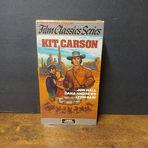 Kit Carson VHS Full Color Movie, Video Treasures Film Classics Series - Picture 1 of 5