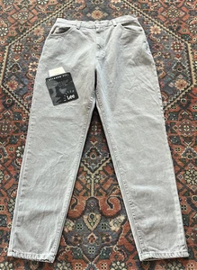 Pantalones de mezclilla grises vintage remachados Lee calce relajado hechos en Unión EE. UU. NUEVOS CON ETIQUETAS talla 16M - Imagen 1 de 14