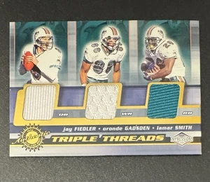 Jay Fieldler 2001 Impressions Triple Threads Jersey #24 - Gadsden & Lamar Smith - Bild 1 von 2