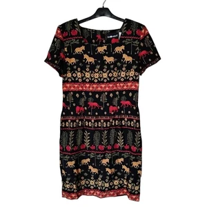 Abito manica corta stampa animalier Sag Harbor - Foto 1 di 4