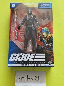 GI Joe Classified Cobra Commander 06 Hasbro NIB 6 Inch Action Figure Brand New - Picture 1 of 6