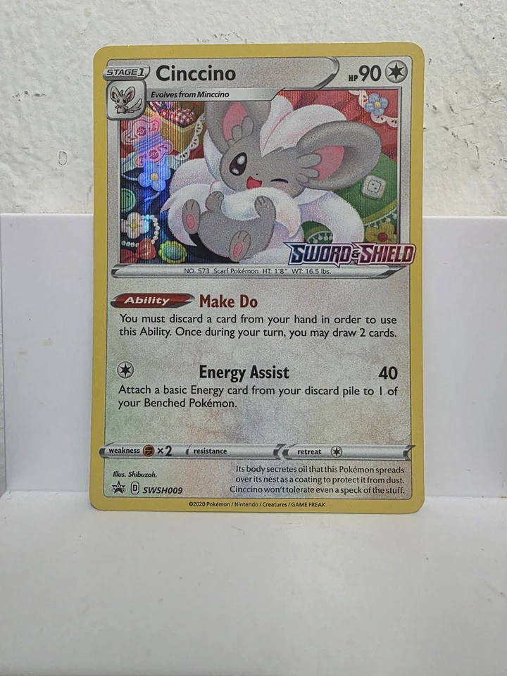 Cinccino - (Prerelease) SWSH009 SWSH: Sword & Shield Promo Cards Holo - Image 1 of 2
