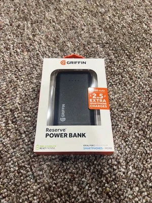 Banco de energía Griffin Reserve 6 000 Mah 2,5 carga extra rápida - nuevo en caja Foto 1 de 2
