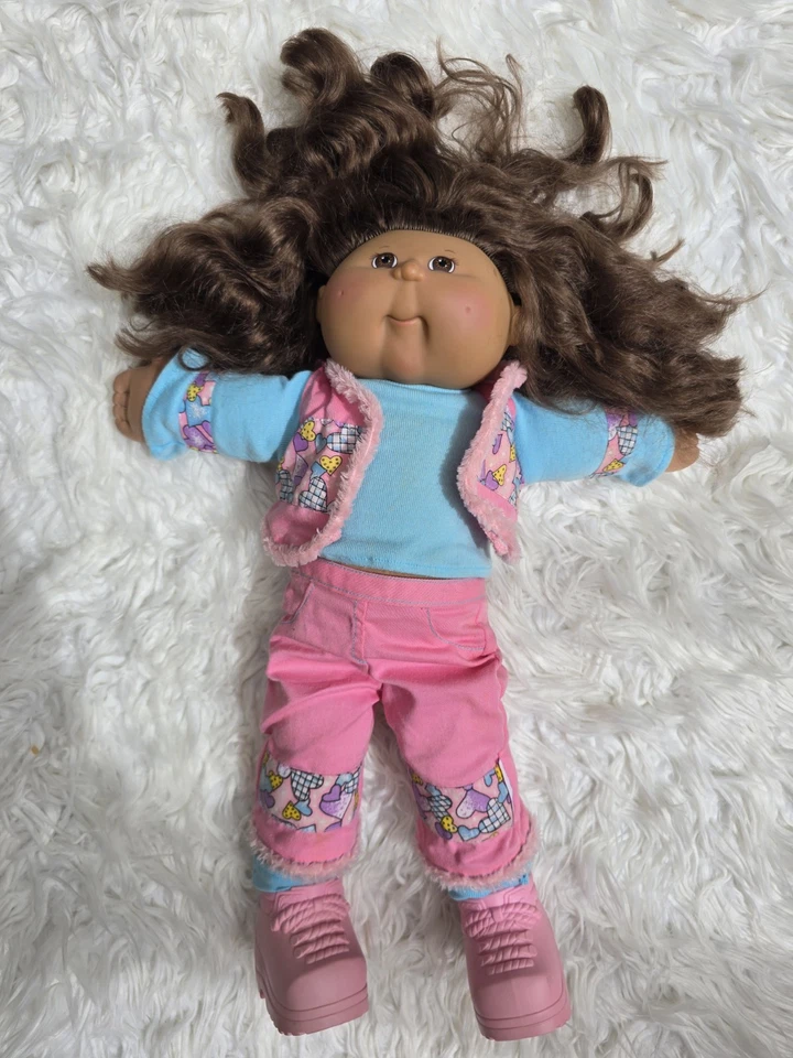 ❤️  Cabbage Patch Kid Play Along Brunette brown Eyes Girl Doll 2005 Set - Image 1 of 4