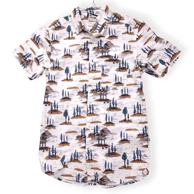 BNWT The North Face Shirt Mens S Baytrail Scenic Camping Print  Button RRP $119 - Image 1 of 4