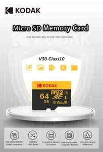 ✅Scheda Micro Sd-Scheda di memoria-Kodak- Micro Sd Card- 128GB 256GB - Zdjęcie 1 z 14