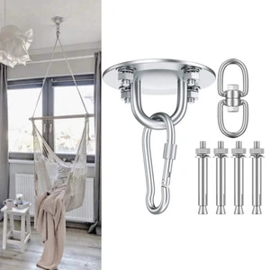 304 Stainless Steel Suspension Bracket Hammock Mount Ceiling Hook Anchor Han-OY - Bild 1 von 12