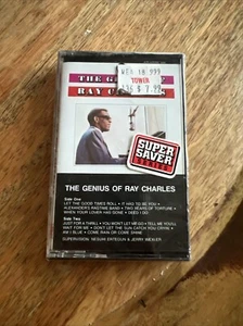 The Genius Of Ray Charles Cassette 1990 Atlantic Jazz Piano Soul CS 1312 - Picture 1 of 3