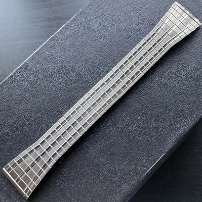 Vintage Bulova Accutron S/S Watch Metal Band Bracelet 22 & 17 mm NOS BU-28 - Image 1 of 4